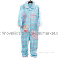 kids clothing baby girl jump suit pajama suit cute kitty cartoon